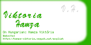 viktoria hamza business card